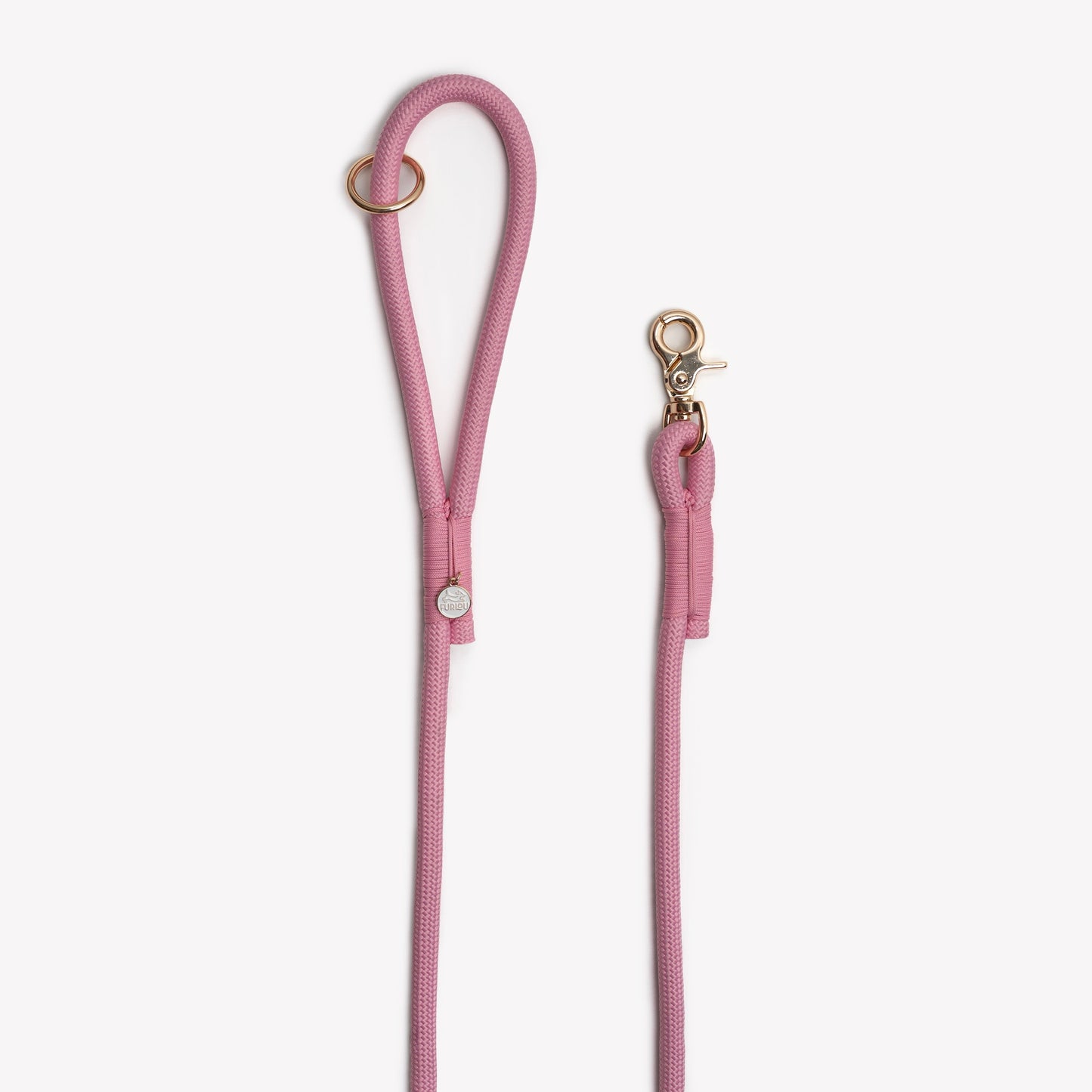 'Pink' - Braided Rope Leash